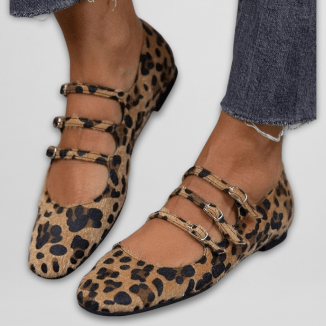 Gesche | Ballerines à imprimé animal