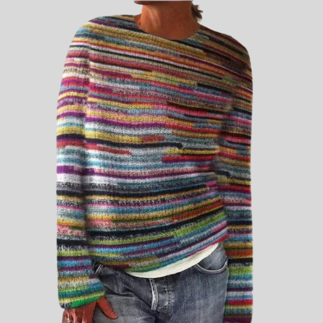 Pull en maille de fin d’été – Col rond & Coupe décontractée