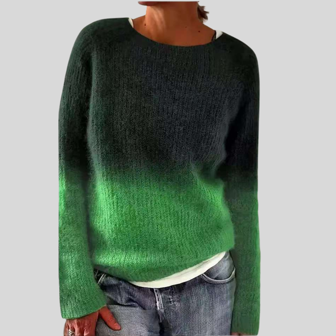 Pull en maille de fin d’été – Col rond & Coupe décontractée