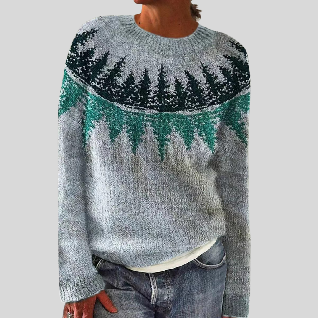 Pull en maille de fin d’été – Col rond & Coupe décontractée