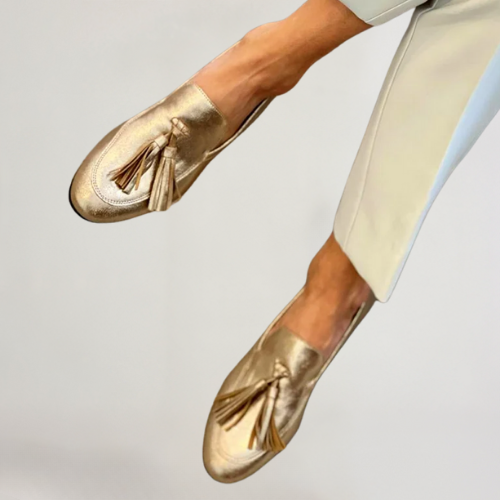 Rhea | Mocassins Dorés