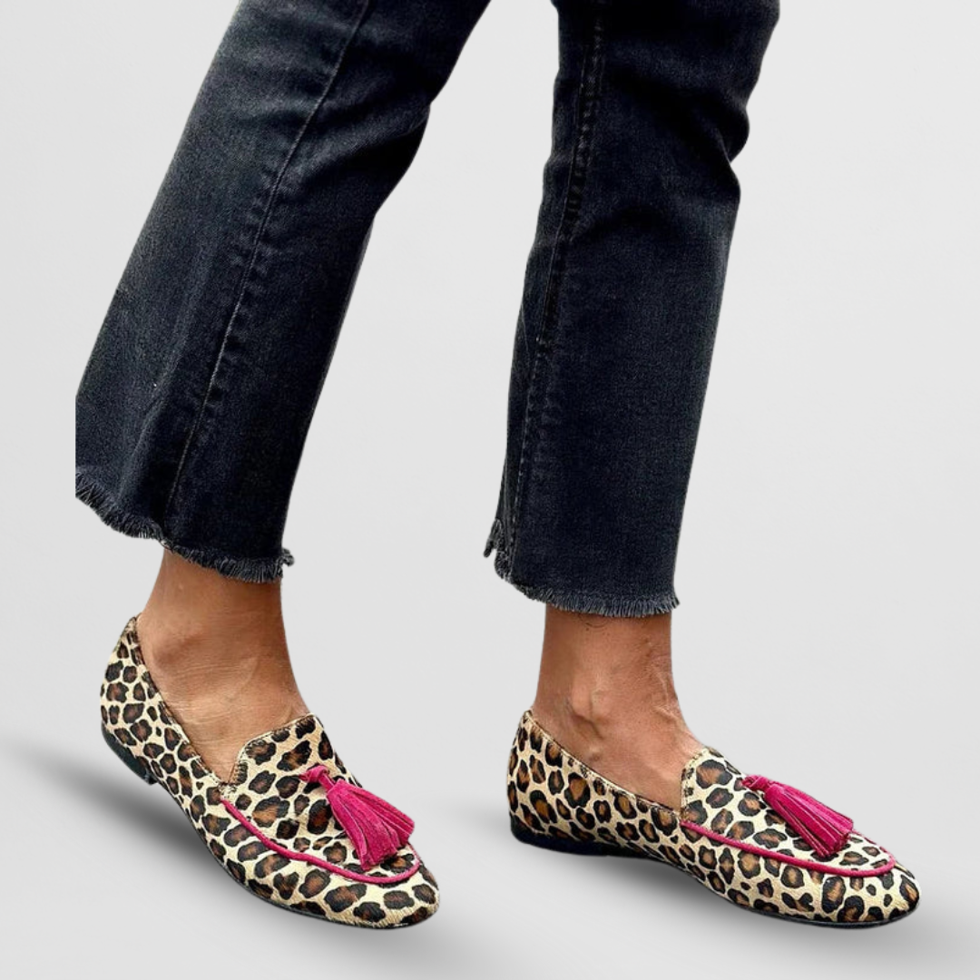 Lania | Ballerine avec Franges