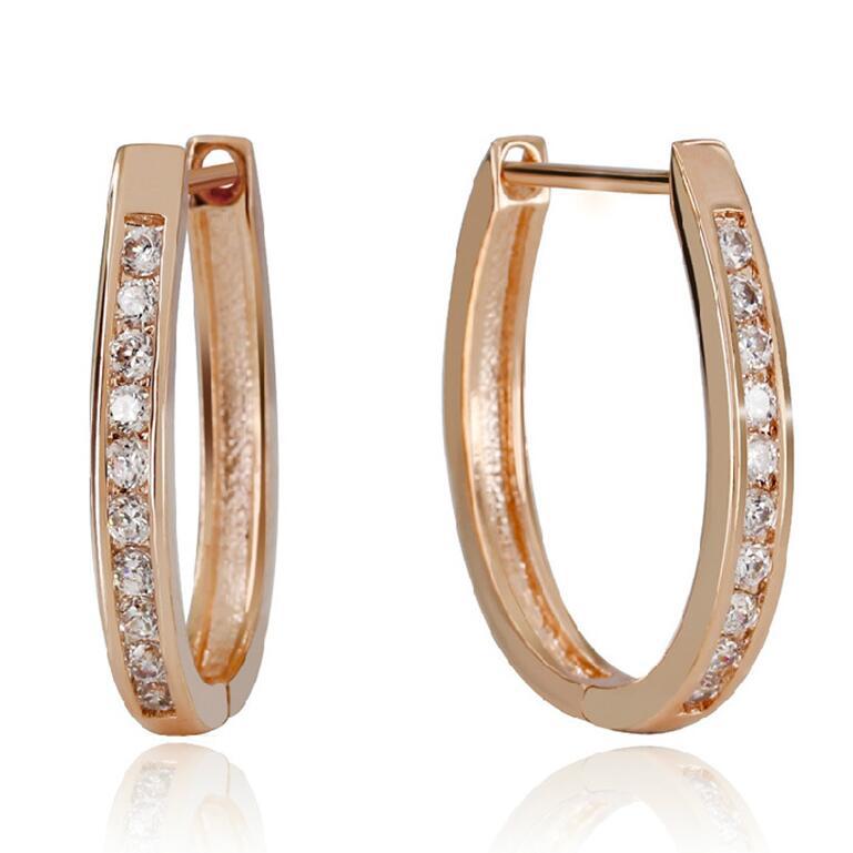 Boucles d'Oreilles en Or Luxe