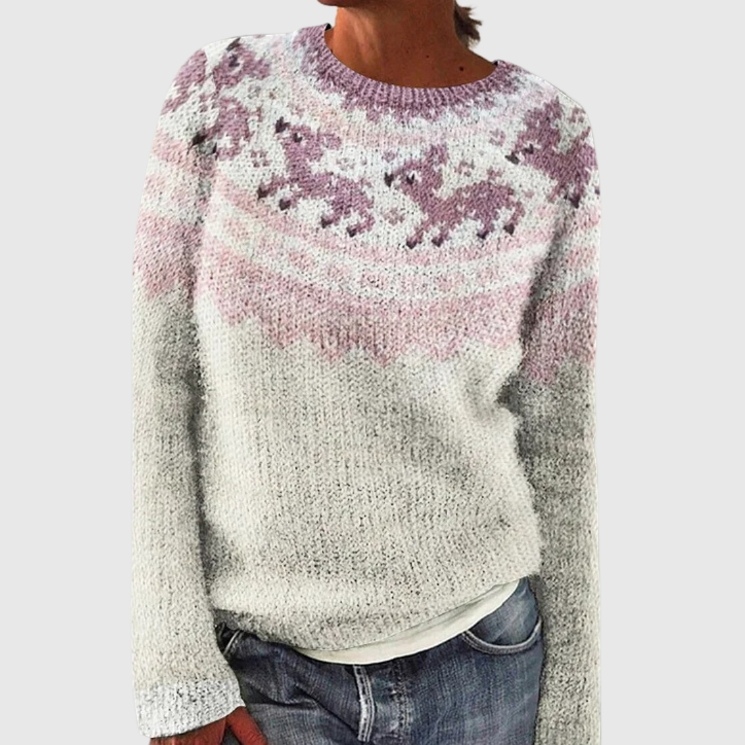 Silvana™ - Pull Rétro Confortable