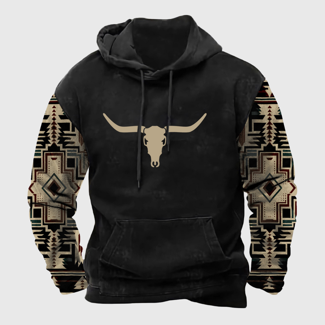 Hoodie Longhorn Ranch — Automne/Hiver