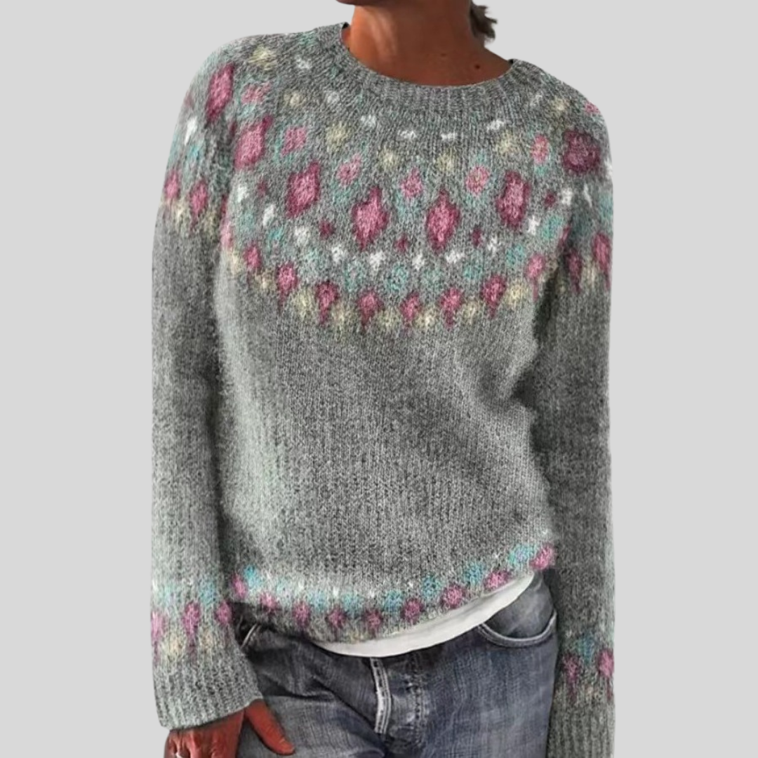Pull en maille de fin d’été – Col rond & Coupe décontractée