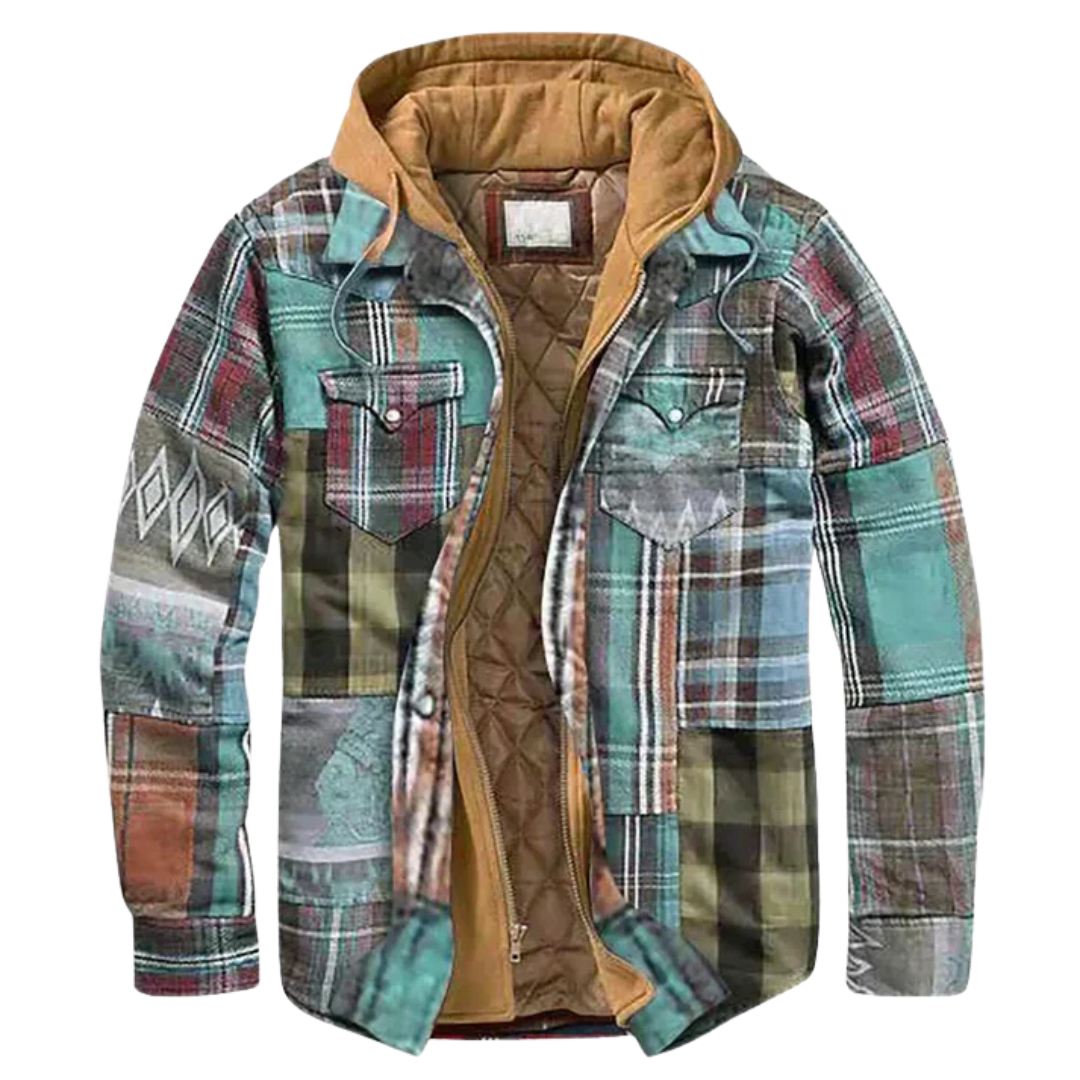 Luvare™ | Veste à carreaux patchwork