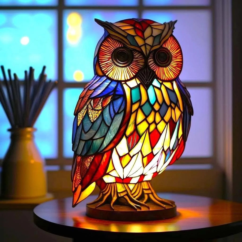 Merlin | Lampe hibou magique