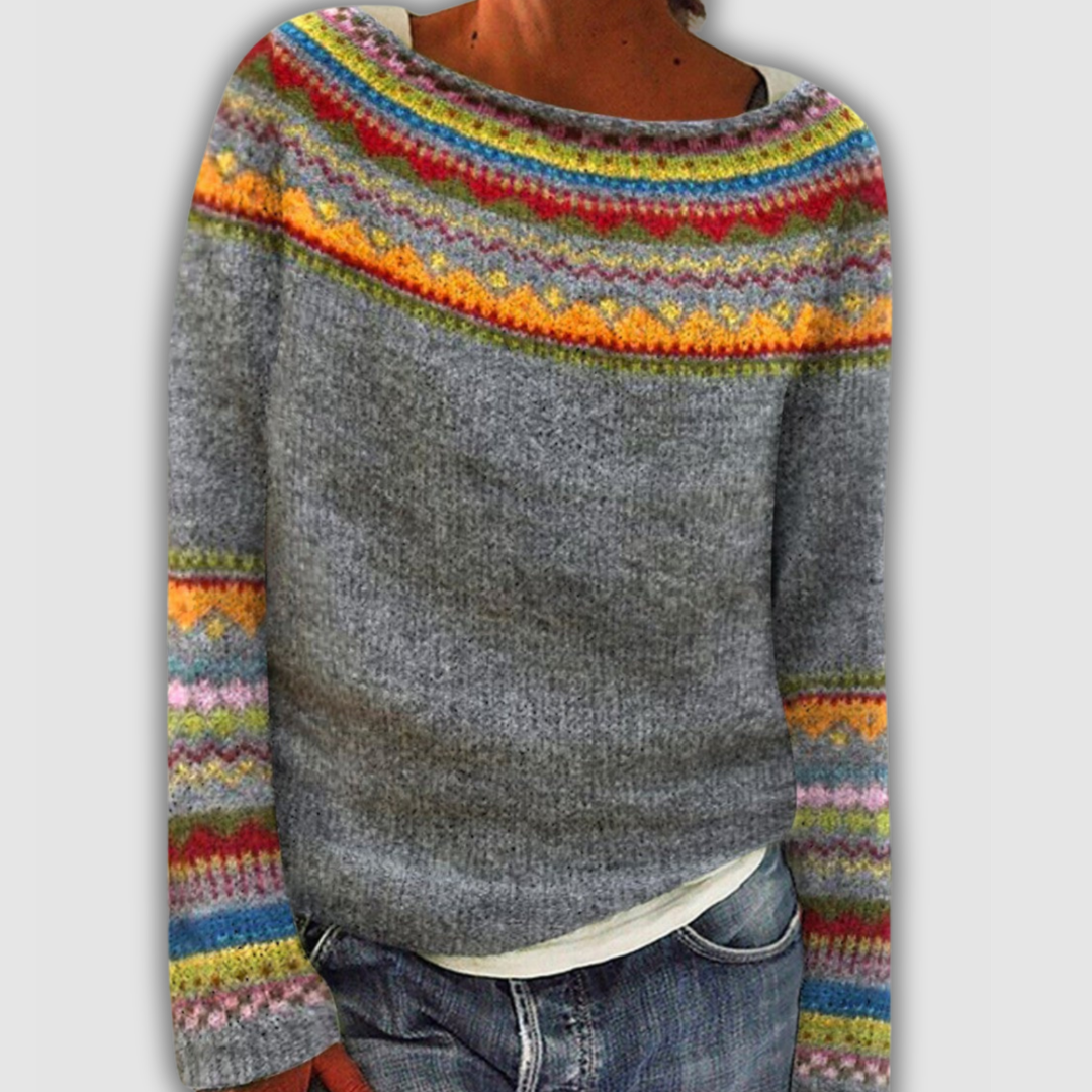 Leevke™ - Pull Rétro Confortable