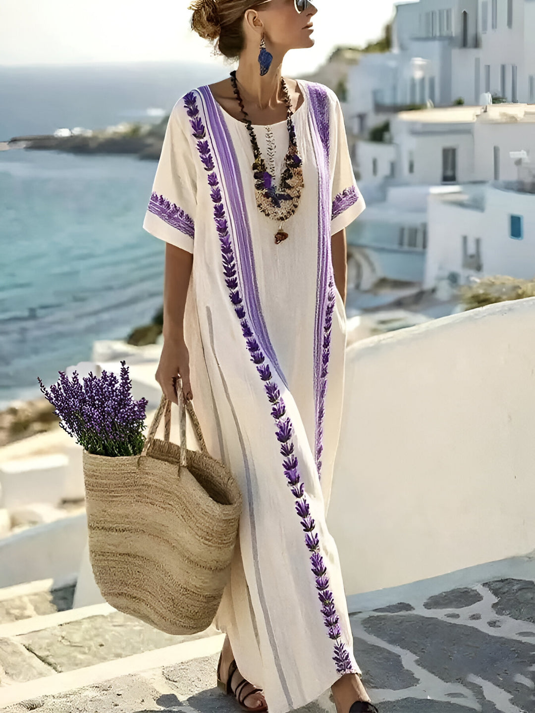 Robe Maxi Bohème Chic – Élégance Sans Effort