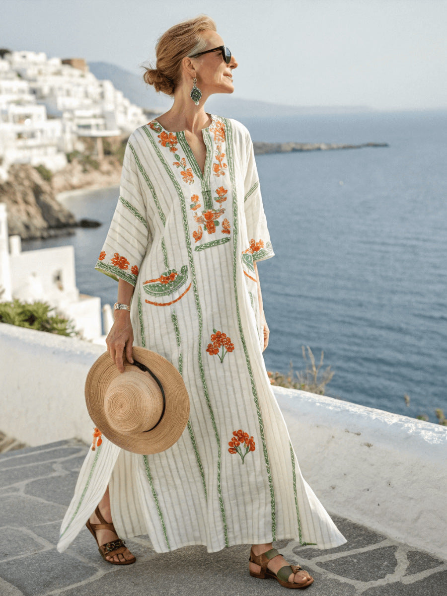 Robe Maxi Bohème Chic – Élégance Sans Effort