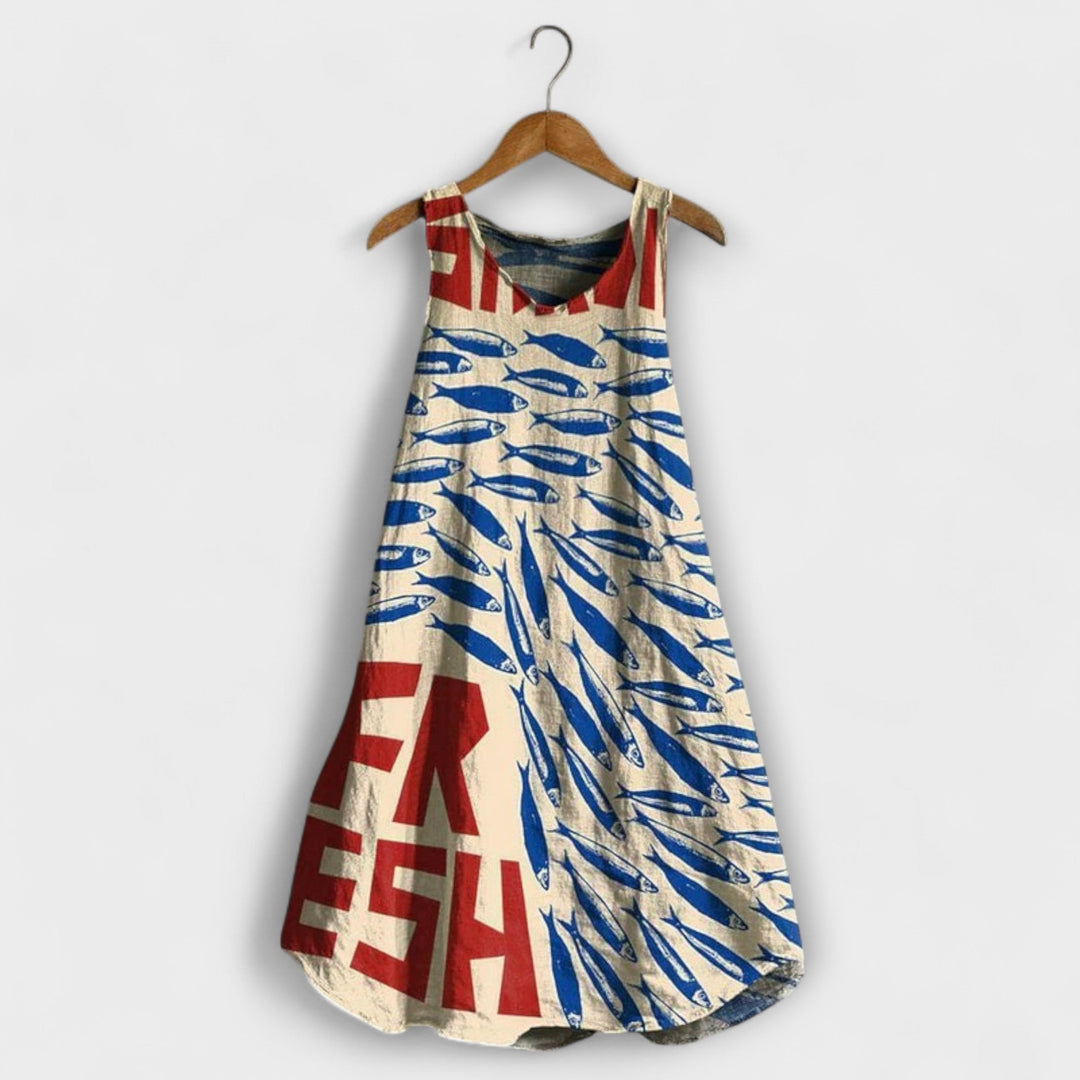 Béatrice – Robe Débardeur Élégante