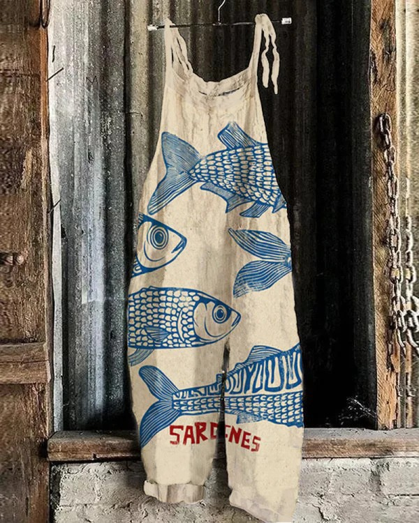 Margaux - Salopette Vintage à Fleurs