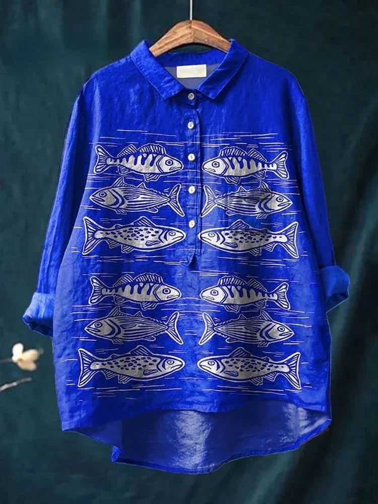 Pesce Blu | T-shirt Artistique