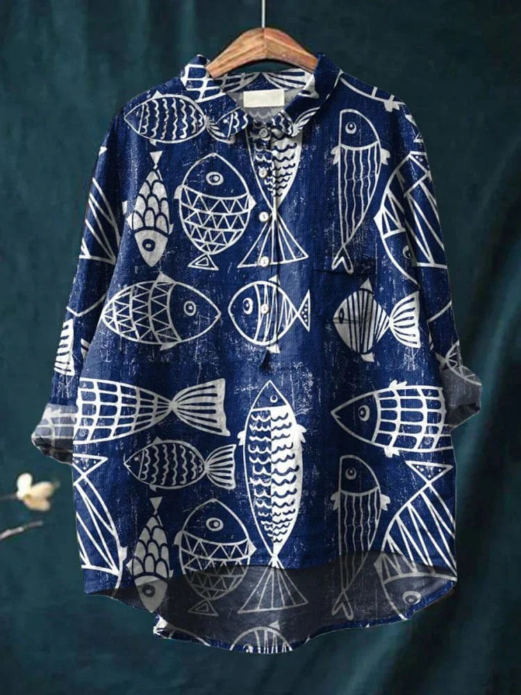 Poisson Blanc | T-shirt Art Animal