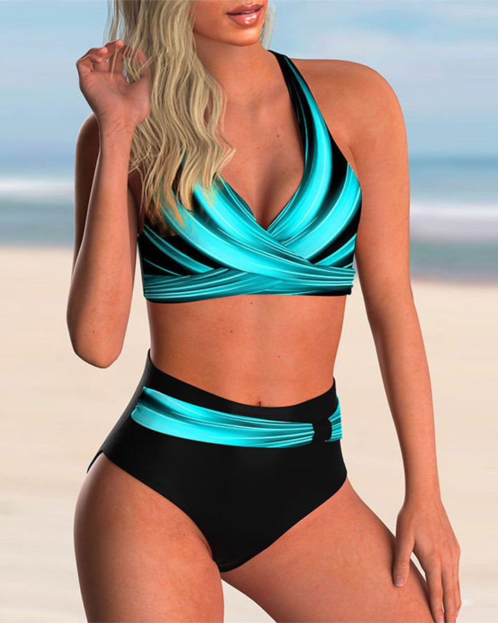 Victoria™ | Ensemble bikini avec imprimé et détail croisé