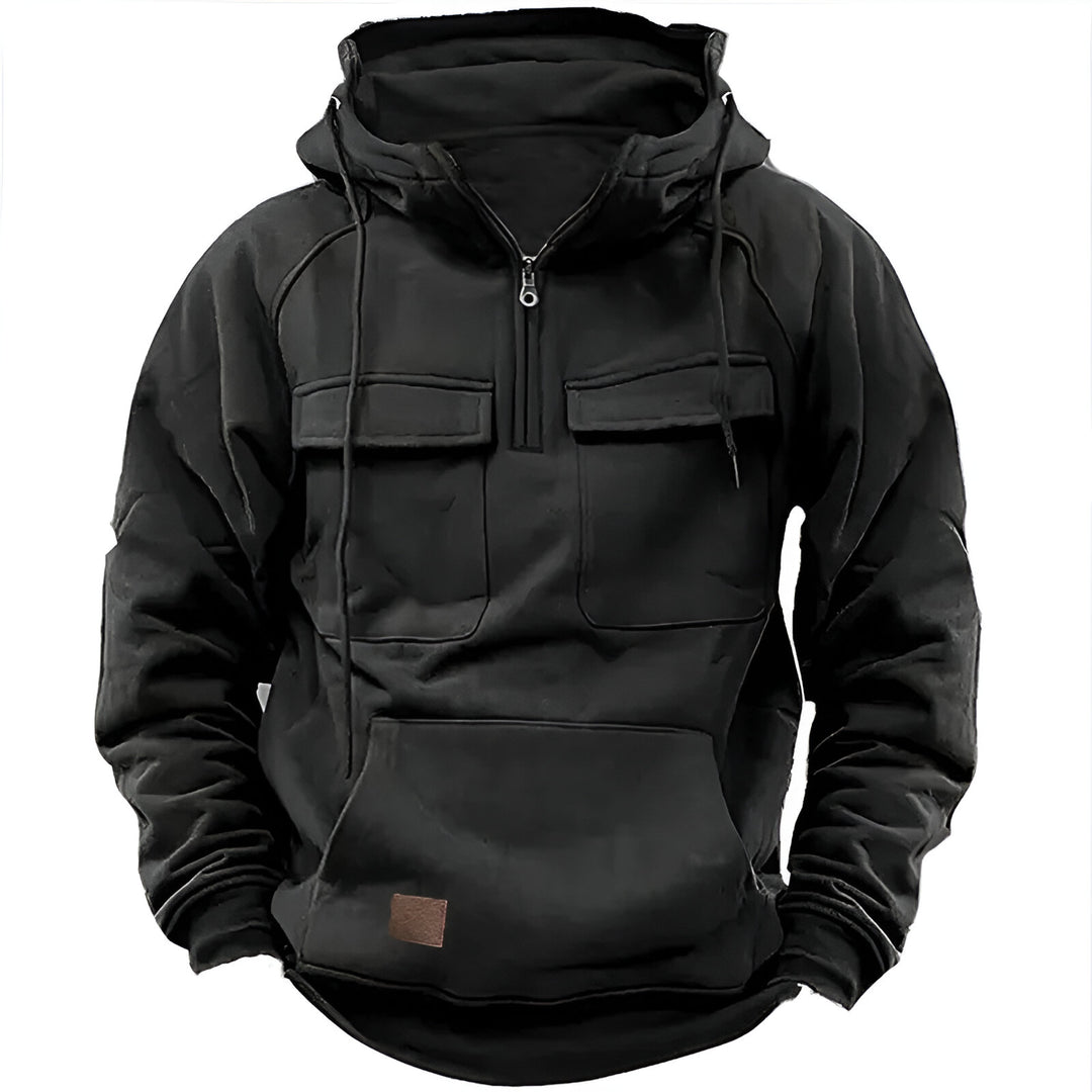 Hoodie Demi Zip Premium