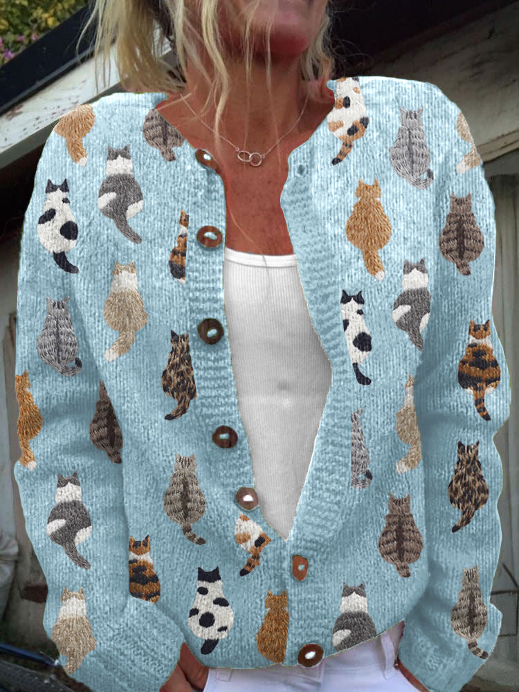 Cardigan Bleu / 5XL
