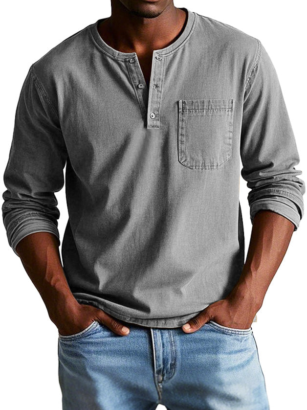THOMAS | CHEMISE VINTAGE À MANCHES LONGUES