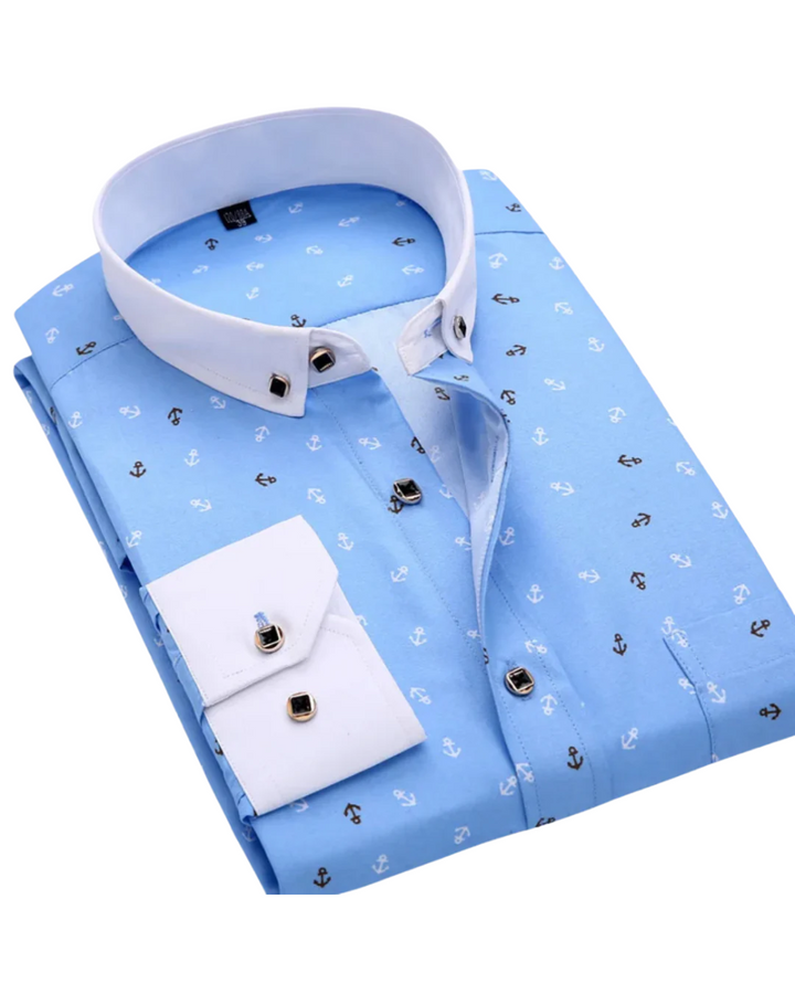 Luvare Paris - Chemise à Imprimé Nautique
