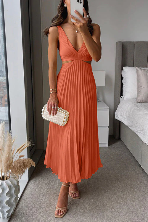 Luna | Robe plissée élégante