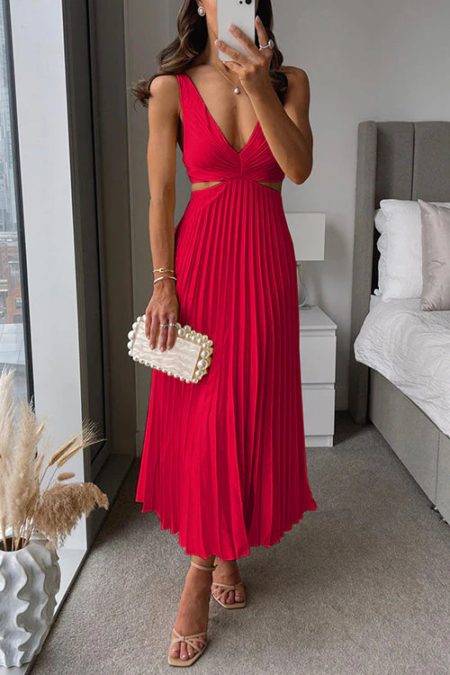 Luna | Robe plissée élégante