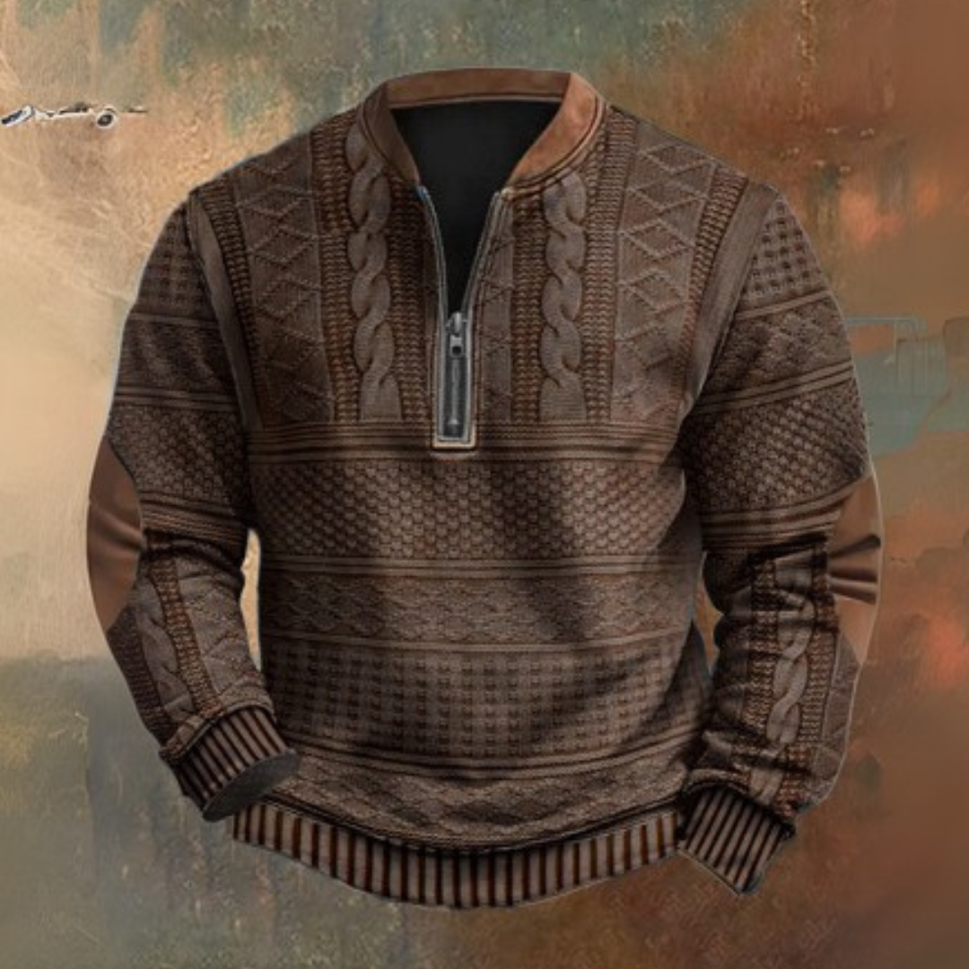 Pull à quart de zip