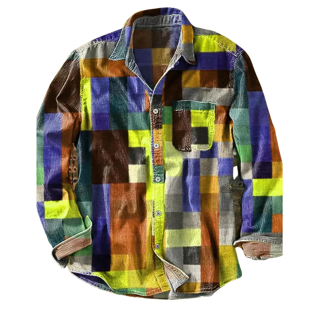 Lenoir | Chemise vintage arc-en-ciel
