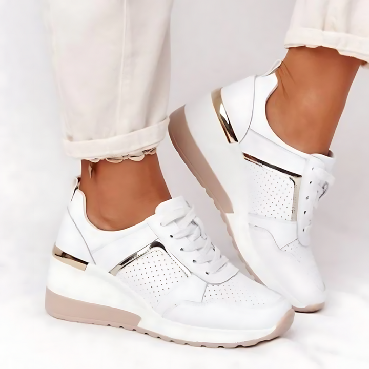 Luna | Baskets tendance à semelles compensées