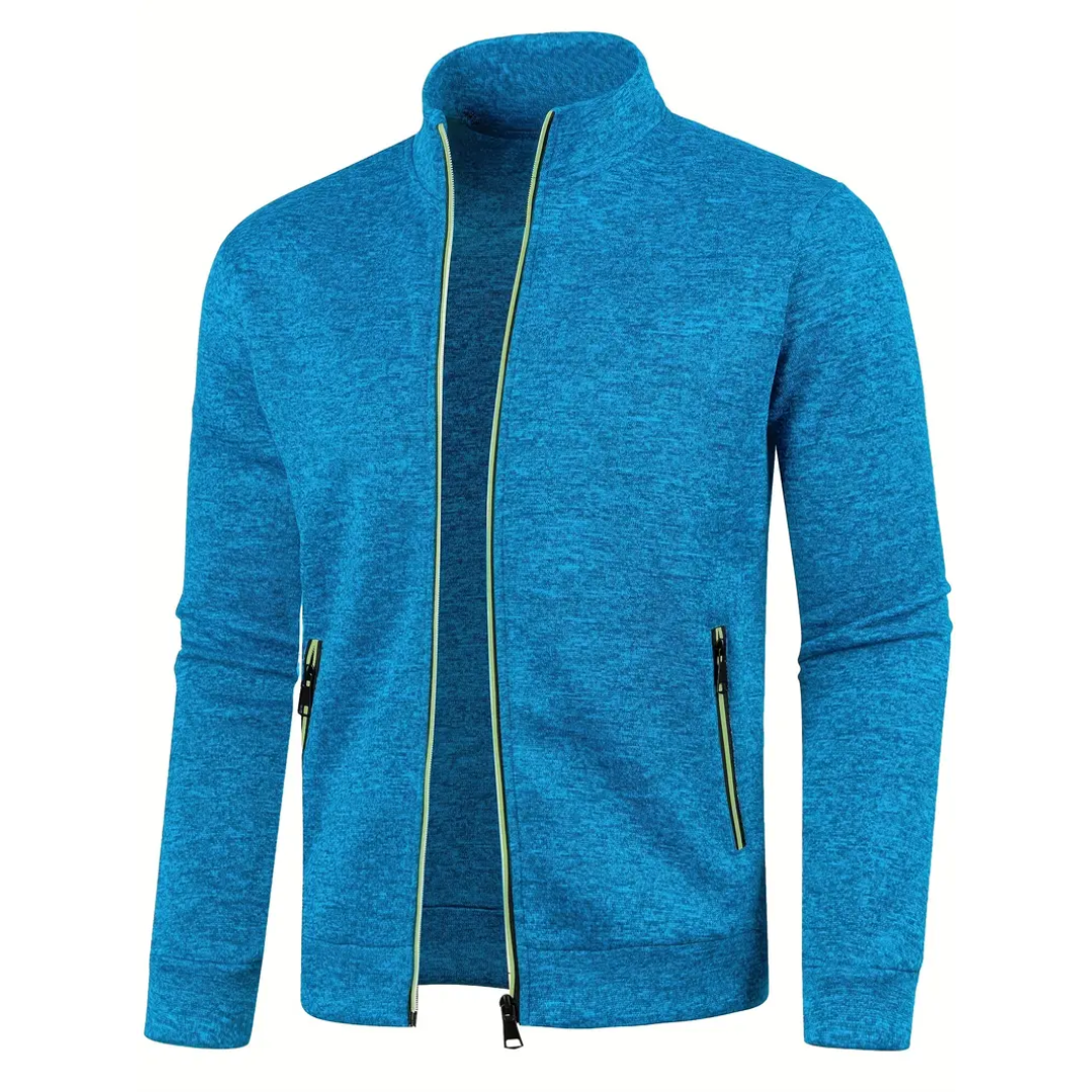 Théo™ – Veste Tricotée Classique avec Fermeture Éclair