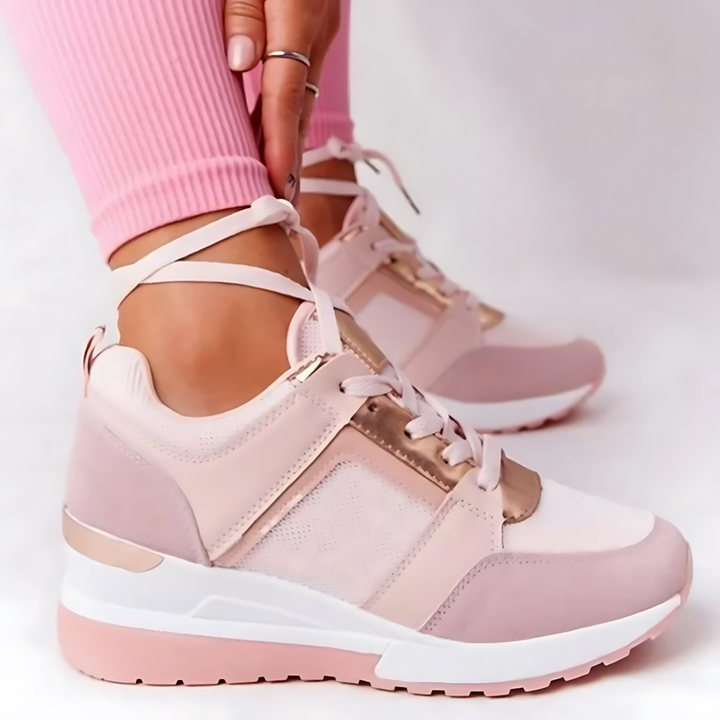 Luna | Baskets tendance à semelles compensées