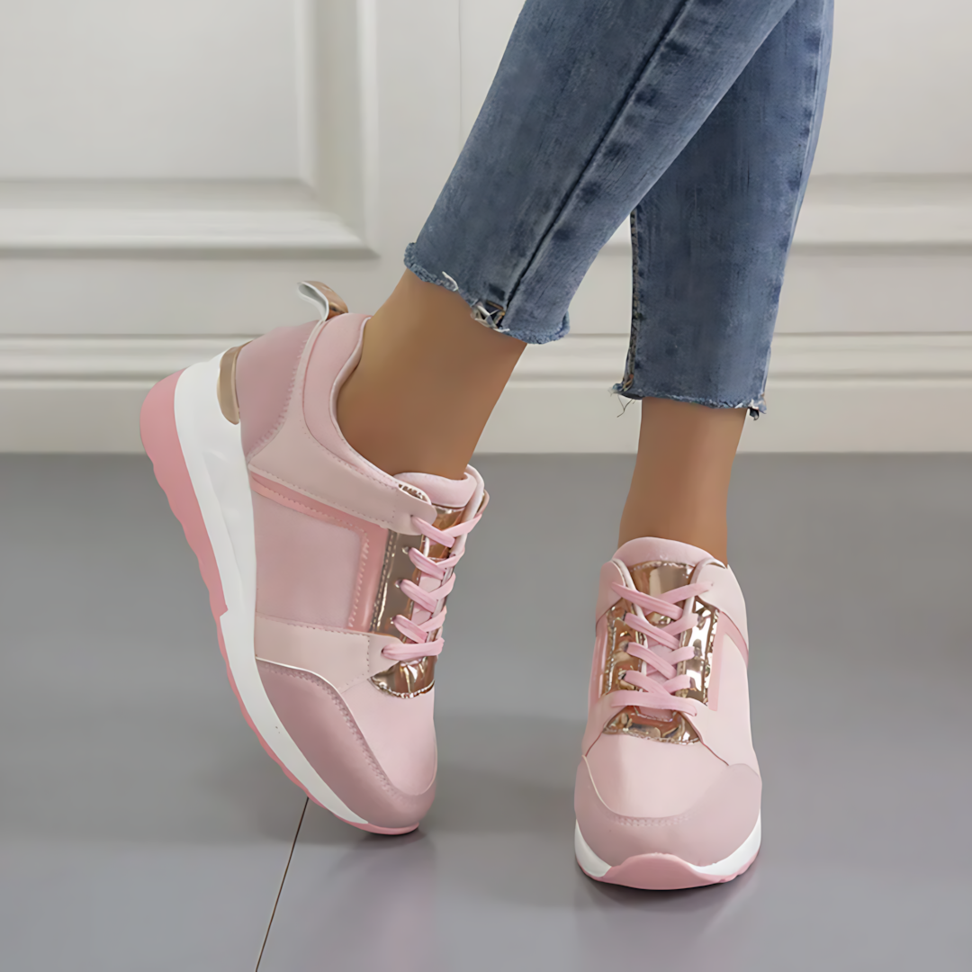 Luna | Baskets tendance à semelles compensées