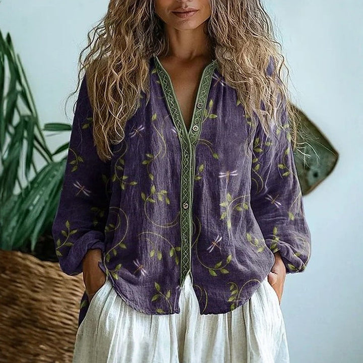 AMALINE - BLOUSE IMPRIMÉE