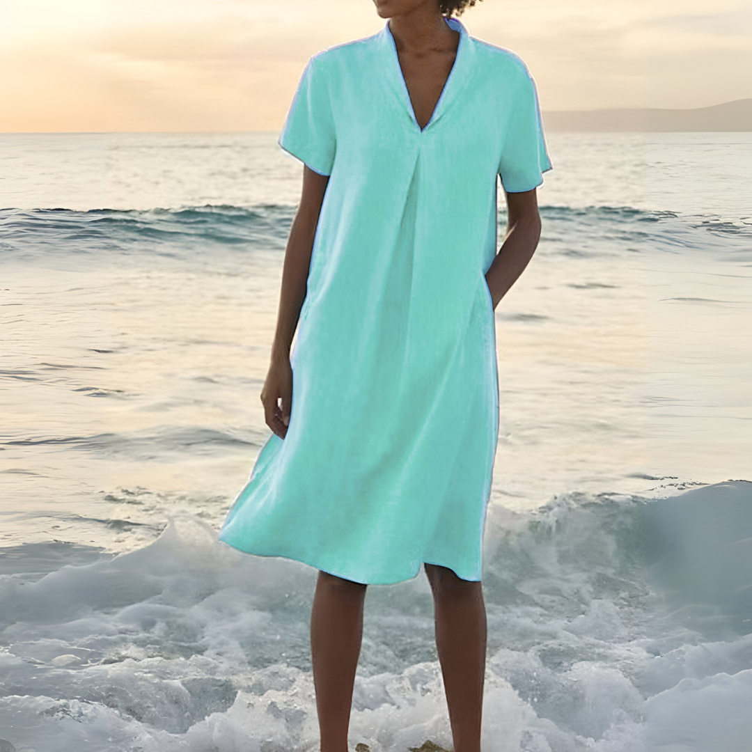 Belle™ – Robe à décolleté en V et poches