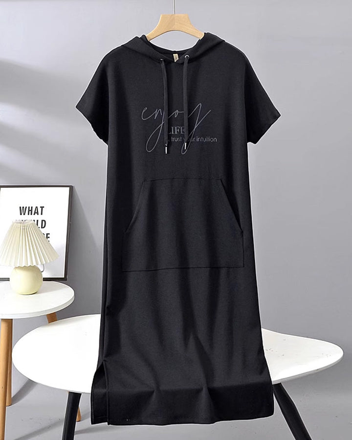 Ève™ | Robe décontractée avec capuche et coupe féminine