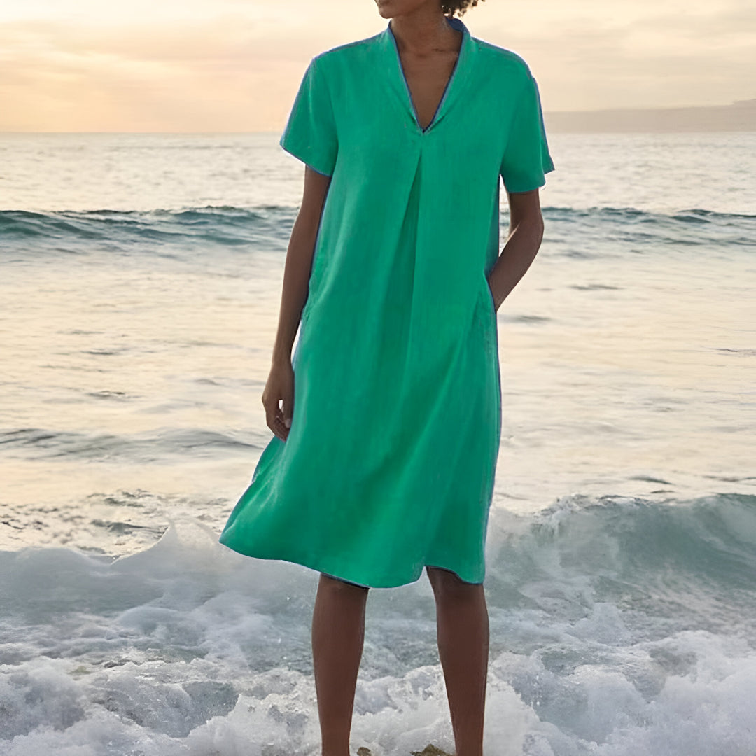 Belle™ – Robe à décolleté en V et poches