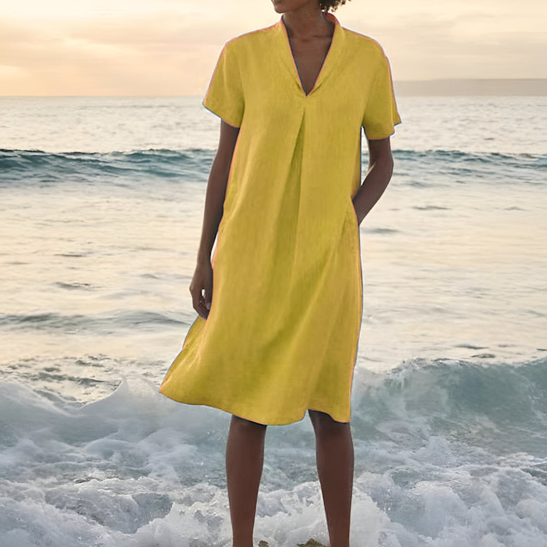 Belle™ – Robe à décolleté en V et poches