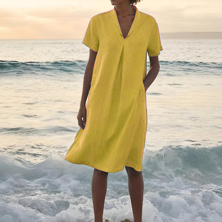 Belle™ – Robe à décolleté en V et poches