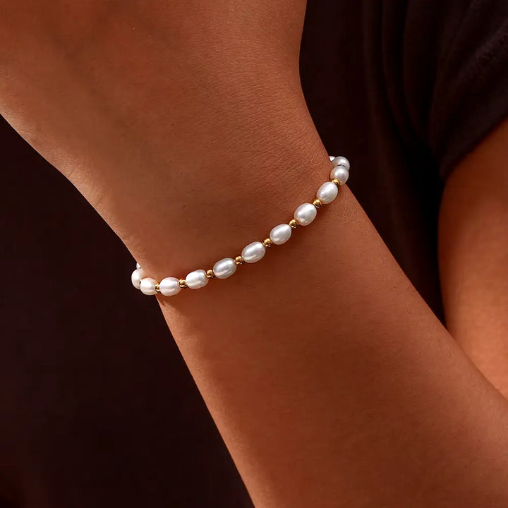 Bracelet Vintage en Perles Naturelles
