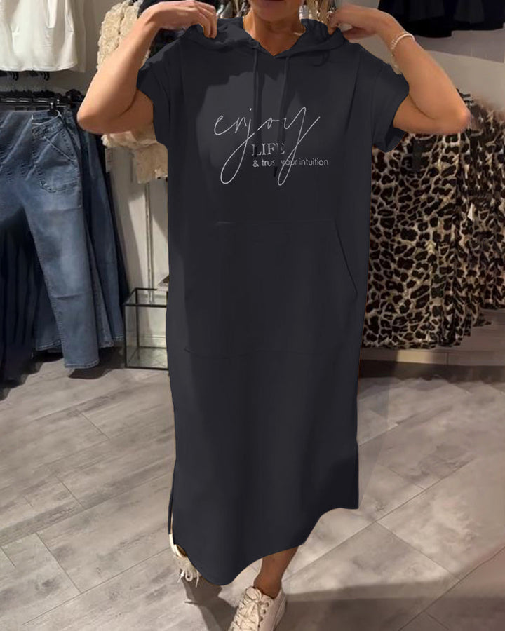 Ève™ | Robe décontractée avec capuche et coupe féminine