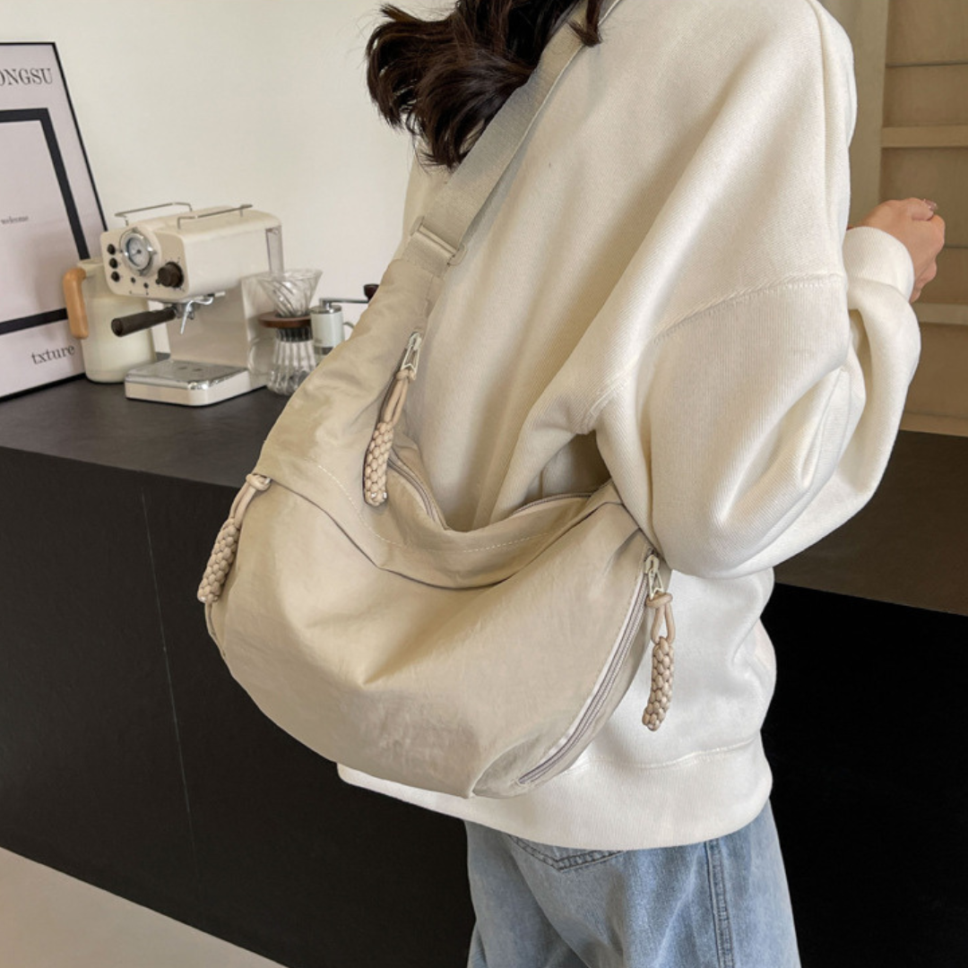 Sac à Bandoulière Élégant en Nylon pour Femme