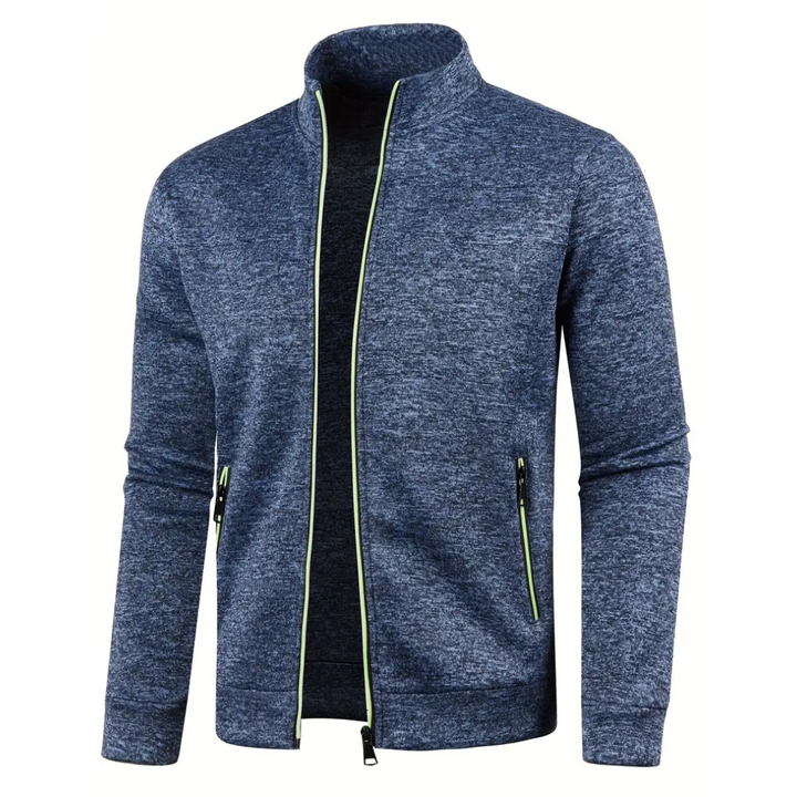 Théo™ – Veste Tricotée Classique avec Fermeture Éclair