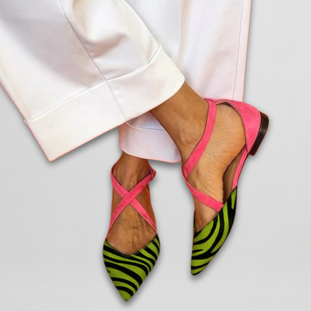 Fenna | Ballerines avec des lanières