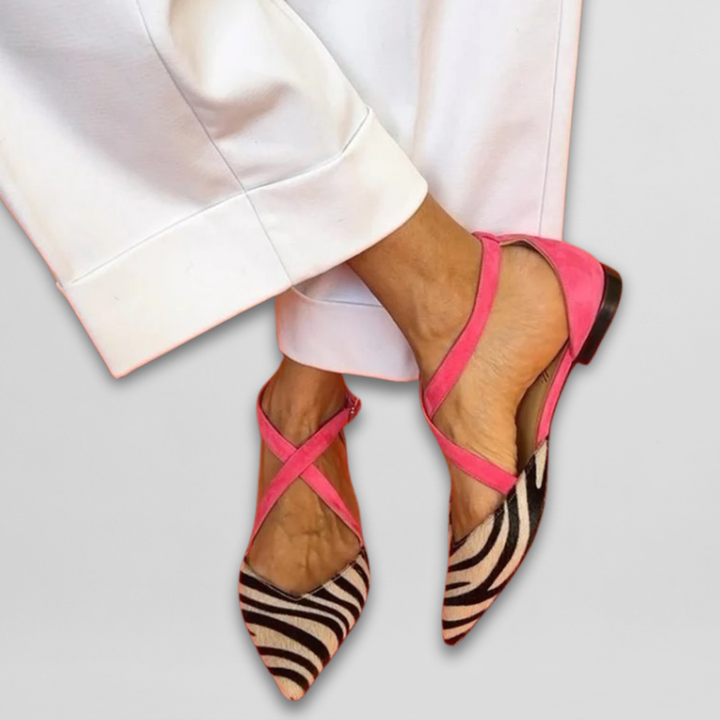Fenna | Ballerines avec des lanières