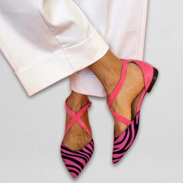 Fenna | Ballerines avec des lanières