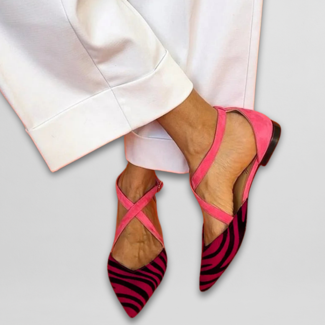 Fenna | Ballerines avec des lanières