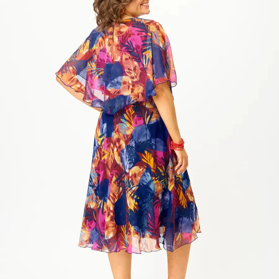 Robe Chiffon Alana Confortable Grande Taille