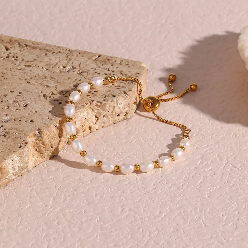 Bracelet Vintage en Perles Naturelles