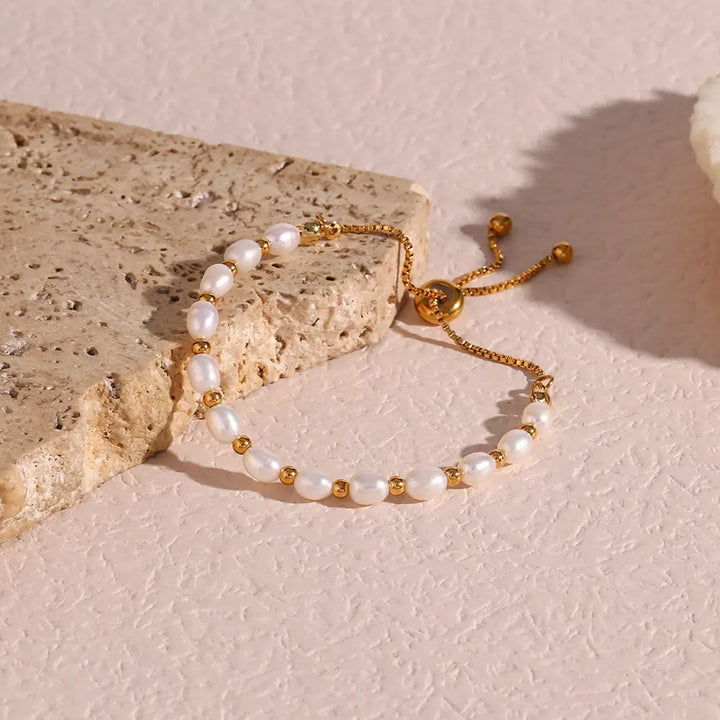 Bracelet Vintage en Perles Naturelles