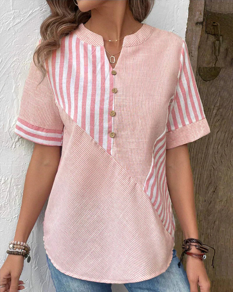 Luna | Blouse rayée élégante
